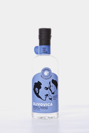 Natural product Plum brandy 50%, 500 ml - Reklamnepredmety