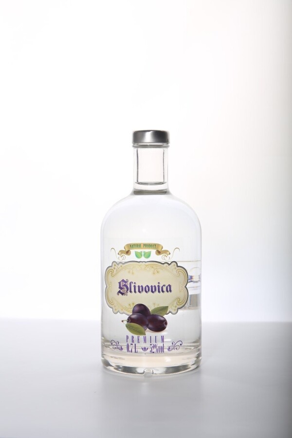 Natural product Plum brandy PREMIUM 52%, 700 ml