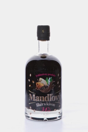 Almond liqueur with coffee 34%, 500 ml - Reklamnepredmety