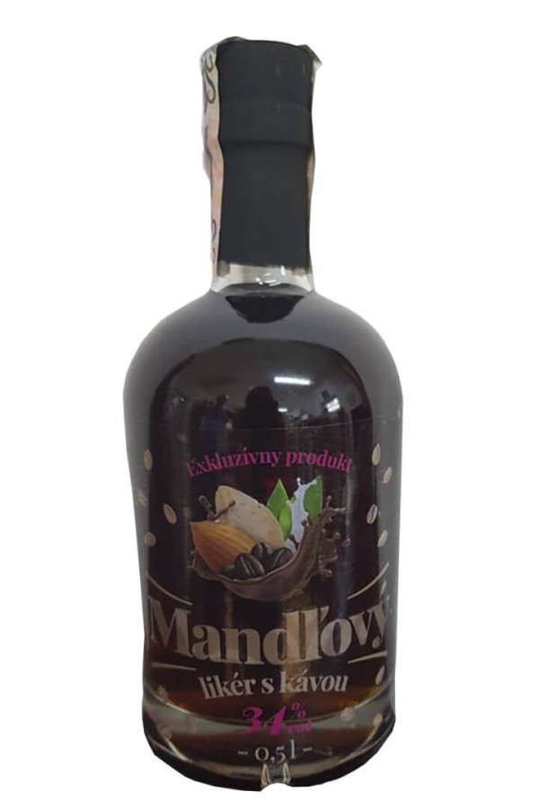 Almond liqueur with coffee