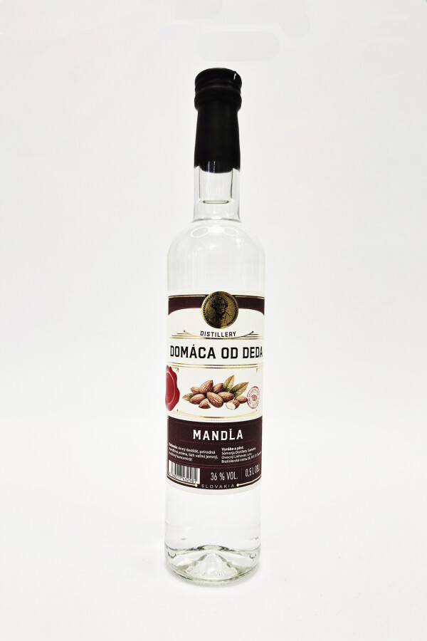 Homemade almond brandy from Grandpa 36%, 500 ml