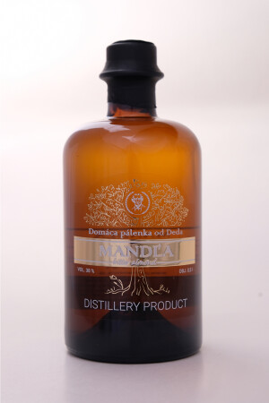 NEW Homemade almond brandy from Grandpa 38%, 500 ml - Reklamnepredmety