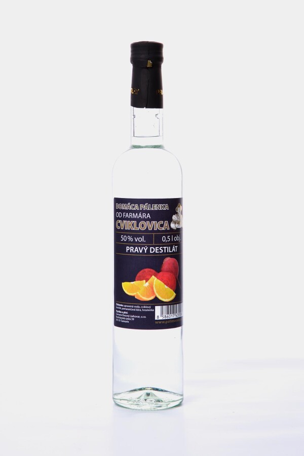 Homemade brandy from a farmer - CVIKLOVICA 50%, 500 ml