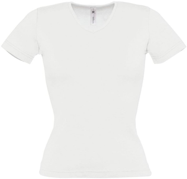 B&C | Ladies' Rib T-Shirt V-Neck