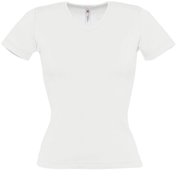 B&C | Ladies' Rib T-Shirt V-Neck