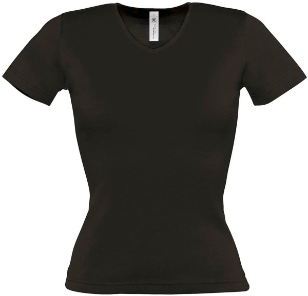 B&C | Ladies' Rib T-Shirt V-Neck
