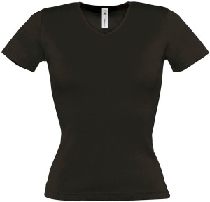 B&C | Ladies' Rib T-Shirt V-Neck - Reklamnepredmety