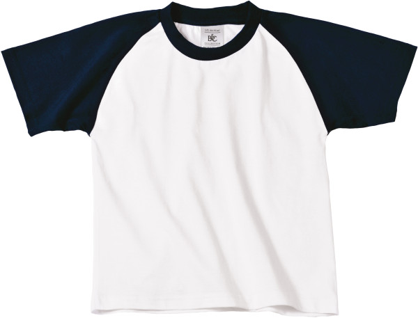 B&C | Kids' Raglan Contrast T-Shirt