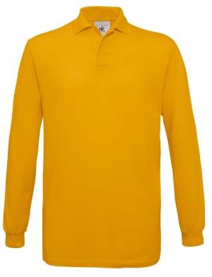 B&C | Fine Piqué Polo longsleeve - Reklamnepredmety
