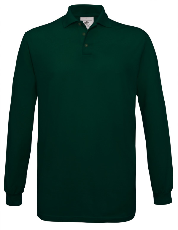 B&C | Fine Piqué Polo longsleeve