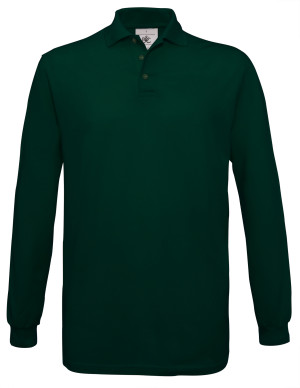 B&C | Fine Piqué Polo longsleeve - Reklamnepredmety