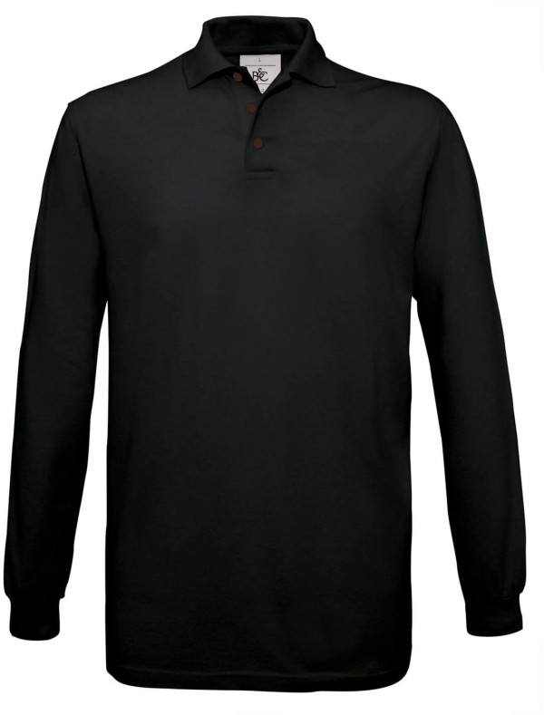 B&C | Fine Piqué Polo longsleeve