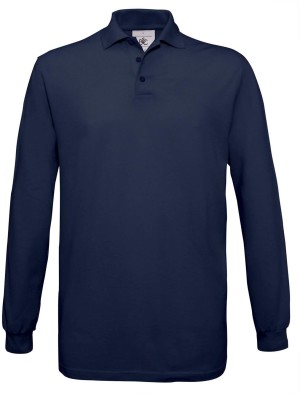 B&C | Fine Piqué Polo longsleeve - Reklamnepredmety