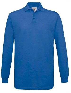 B&C | Fine Piqué Polo longsleeve - Reklamnepredmety