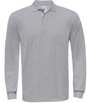 B&C | Heavy Fine Piqué Polo longsleeve - Reklamnepredmety