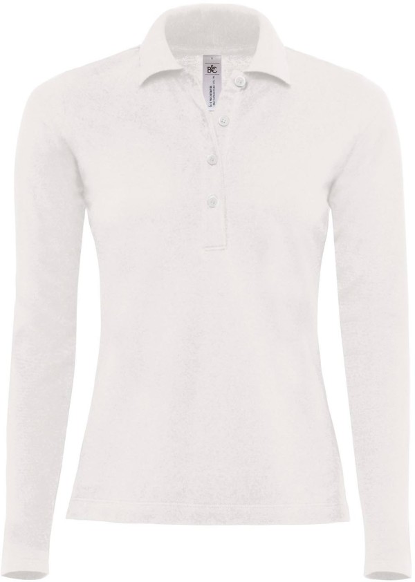 B&C | Ladies' Fine Piqué Polo longsleeve