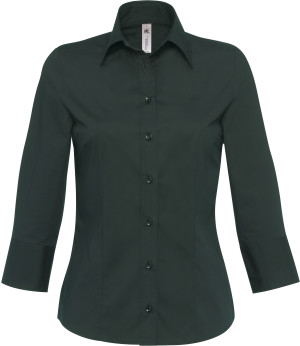 B&C | Poplin Stretch Blouse 3/4 sleeve - Reklamnepredmety