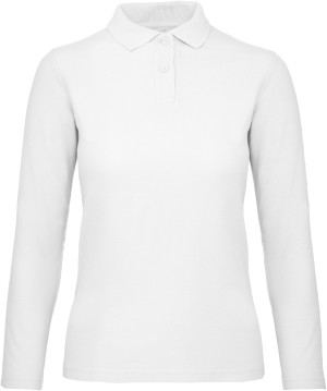 Ladies' Piqué Polo longsleeve - Reklamnepredmety