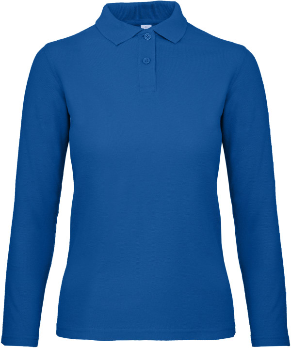 Ladies' Piqué Polo longsleeve