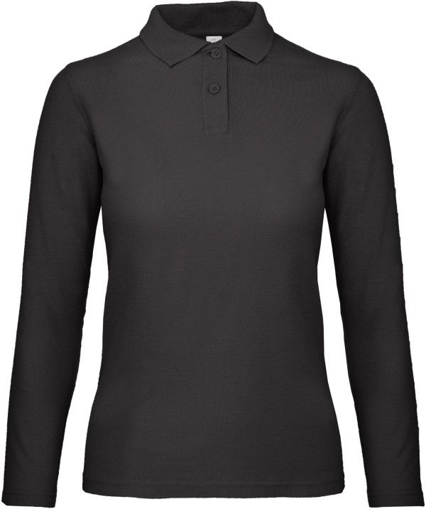 Ladies' Piqué Polo longsleeve