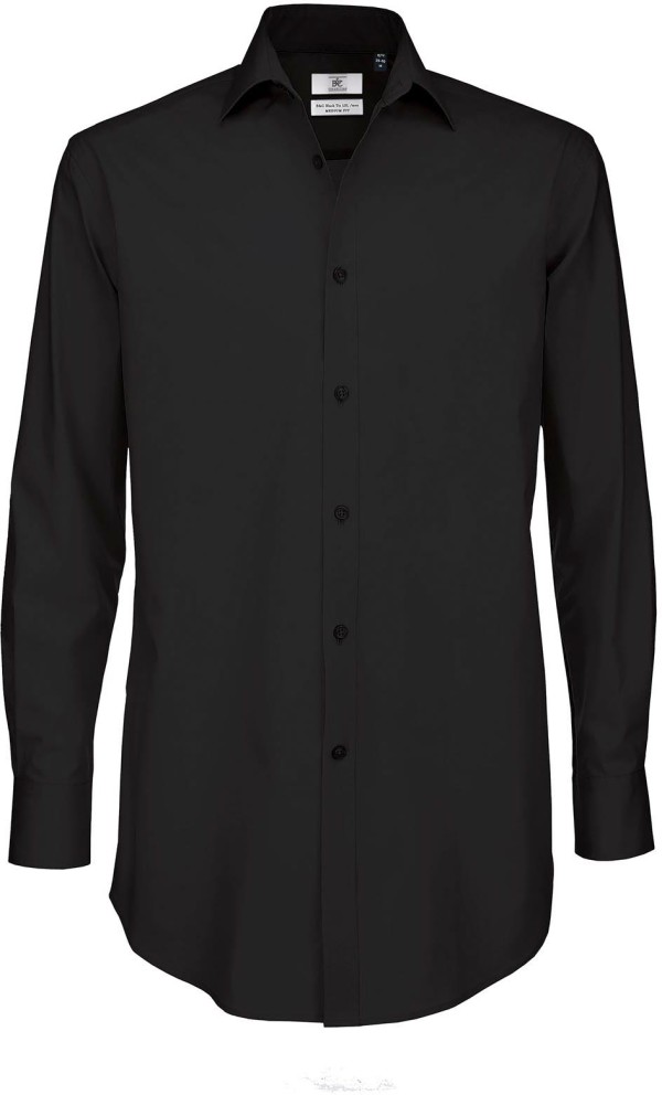 Men's Poplin Stretch Shirt longsleeve