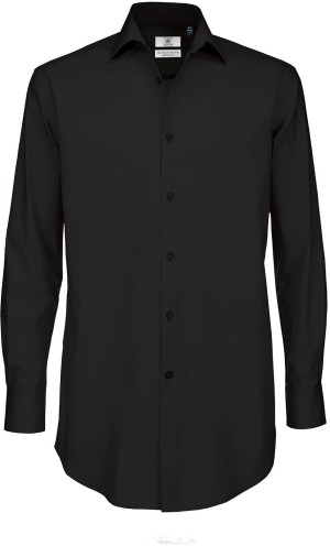 Men's Poplin Stretch Shirt longsleeve - Reklamnepredmety