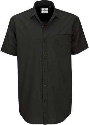 Men's Poplin Cotton Shirt shortsleeve - Reklamnepredmety