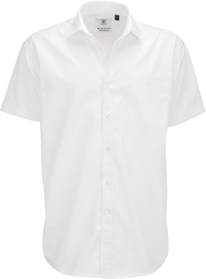 Men's Mix Poplin Shirt shortsleeve