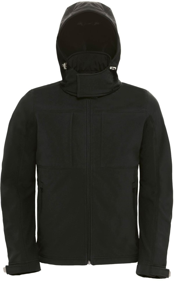 Men's Hooded 3-Layer Softshell Jacket