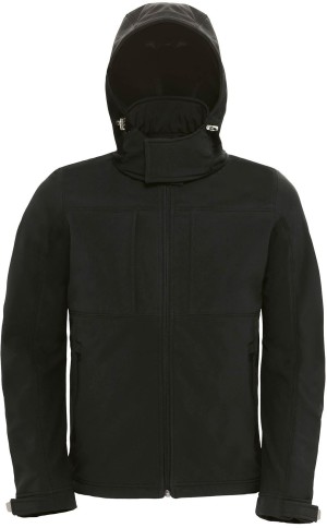 Men's Hooded 3-Layer Softshell Jacket - Reklamnepredmety