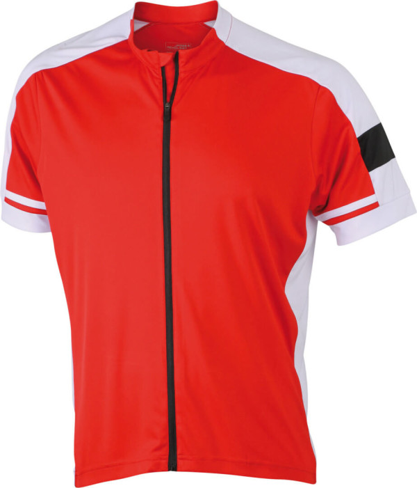 Men's Full Zip Bike T-Shirt