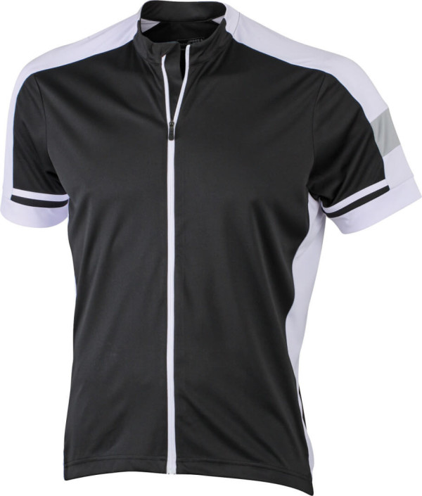 Men's Full Zip Bike T-Shirt