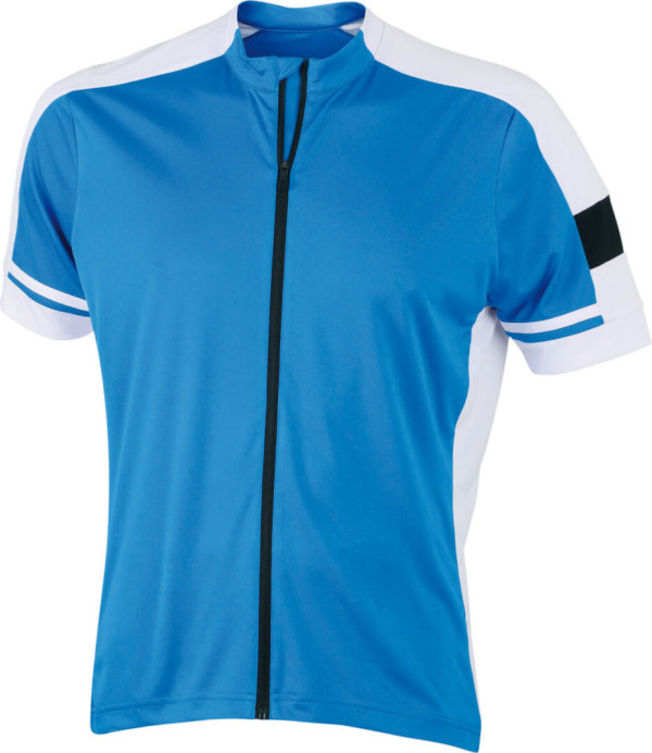 Men's Full Zip Bike T-Shirt