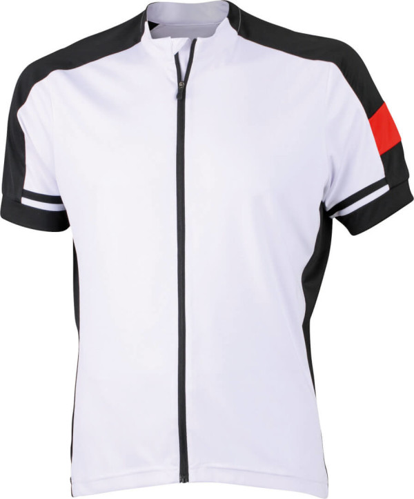 Men's Full Zip Bike T-Shirt