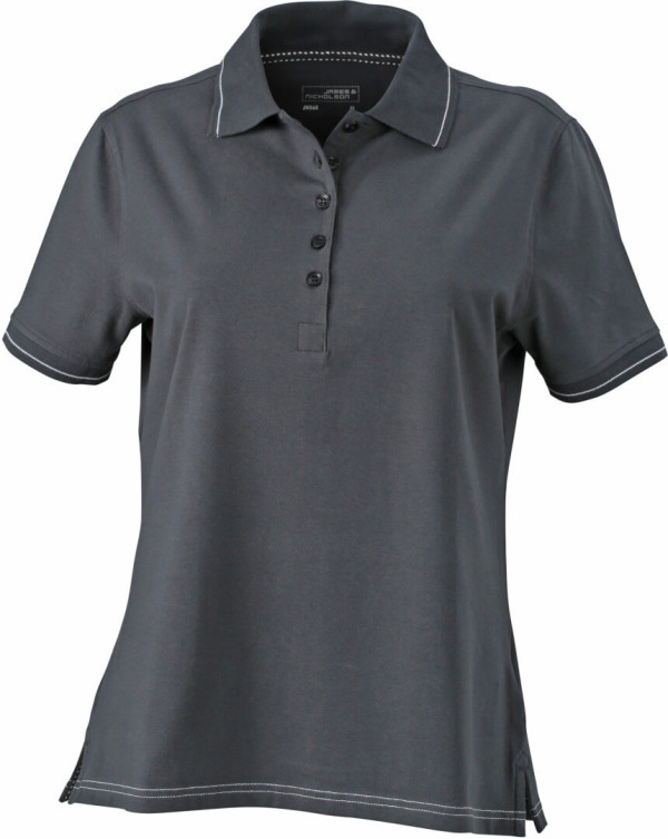 Ladies' Elastic Jersey Polo