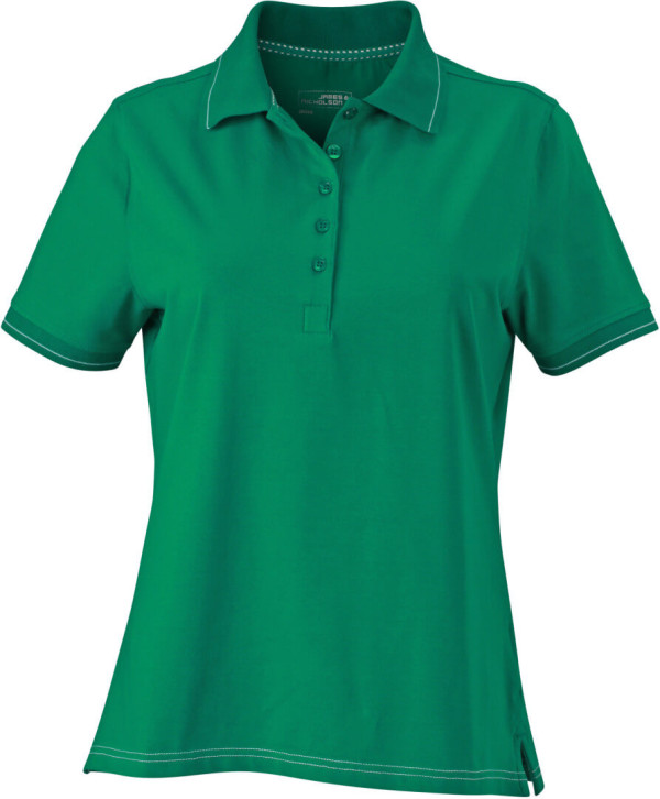 Ladies' Elastic Jersey Polo