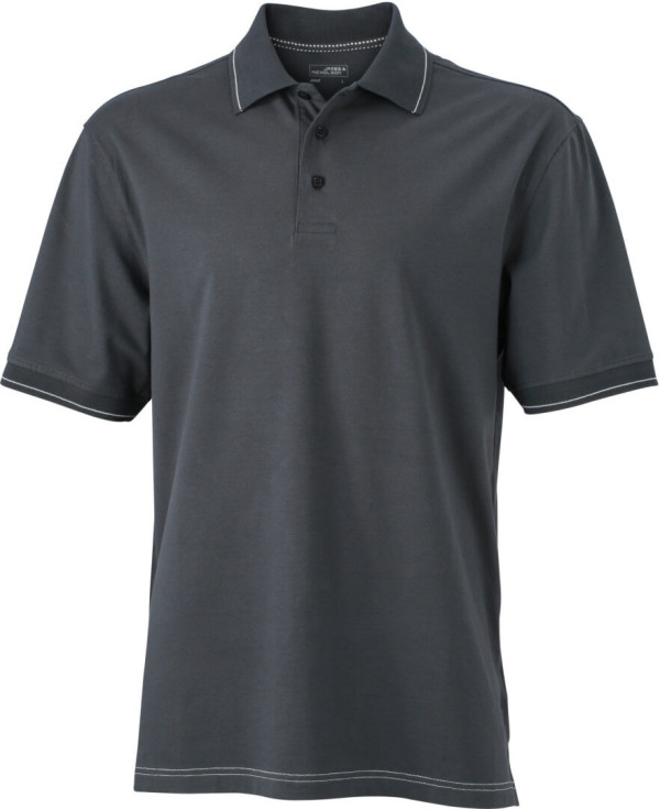 Men's Elastic Jersey Polo