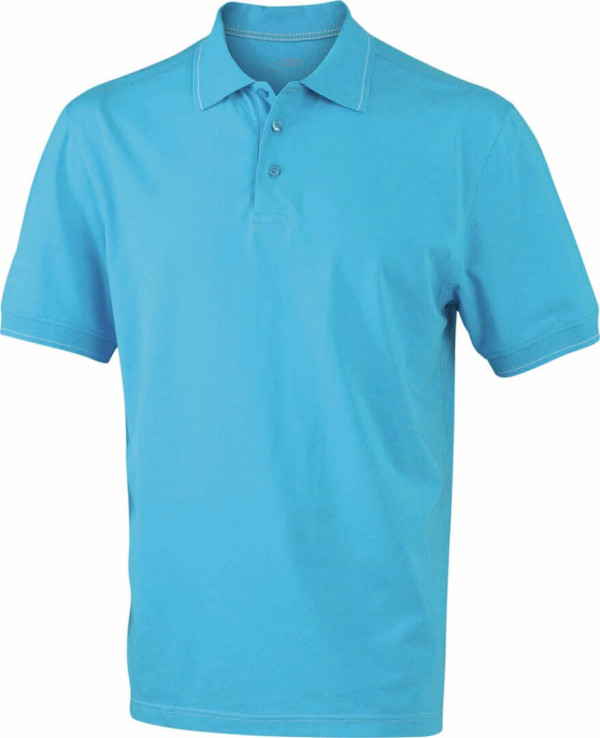 Men's Elastic Jersey Polo