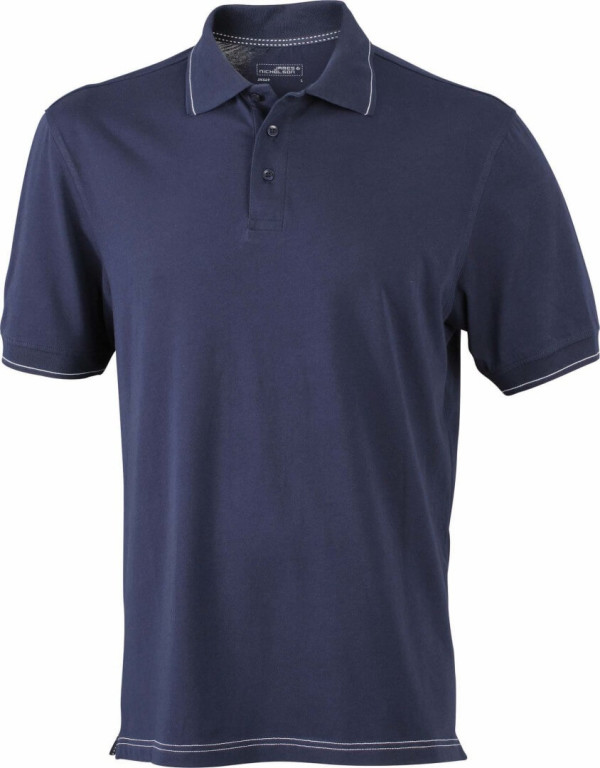 Men's Elastic Jersey Polo