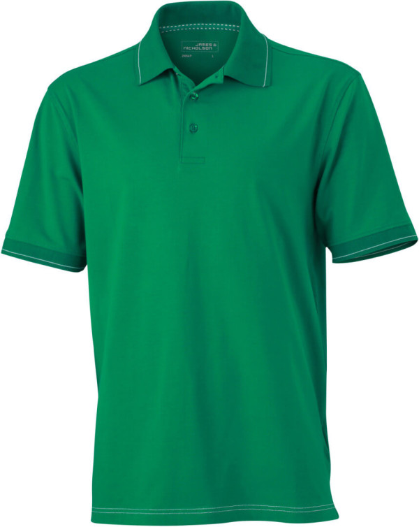 Men's Elastic Jersey Polo