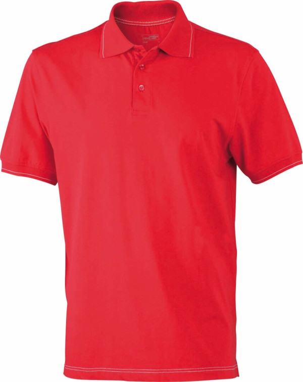 Men's Elastic Jersey Polo