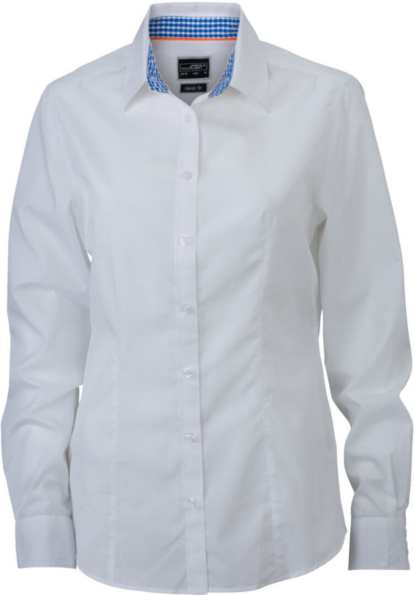 Poplin Checked Blouse