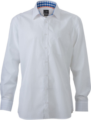 Checked Poplin Shirt - Reklamnepredmety