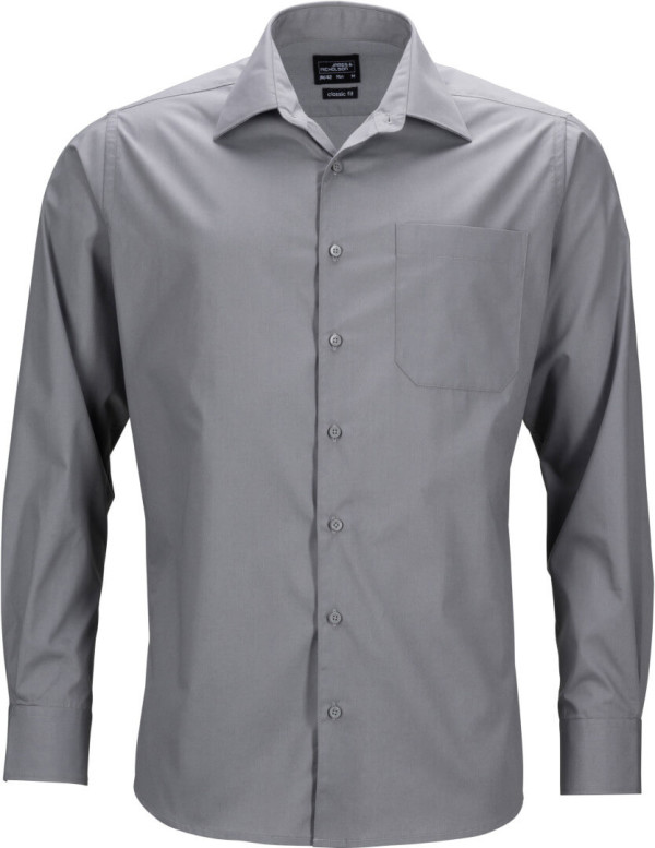 Men's Business Popline Shirt longsleeve