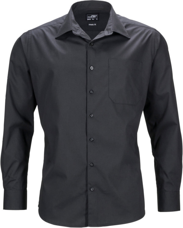 Men's Business Popline Shirt longsleeve