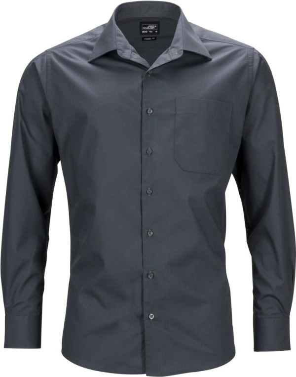 Men's Business Popline Shirt longsleeve