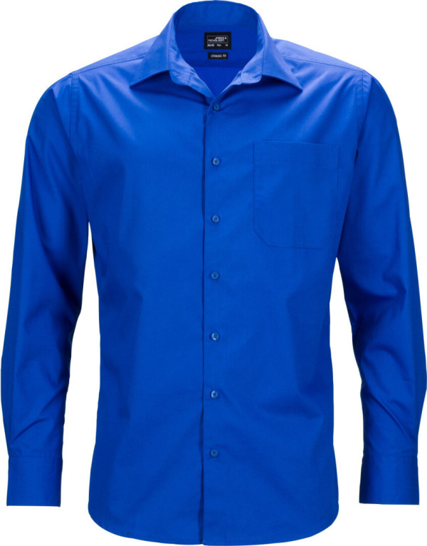 Men's Business Popline Shirt longsleeve