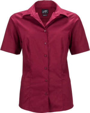 Ladies' Business Popline Blouse shortsleeve - Reklamnepredmety