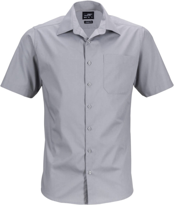Men's Business Popline Shirt shortsleeve