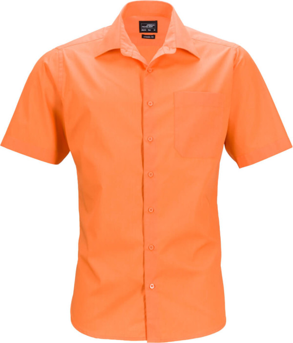 Men's Business Popline Shirt shortsleeve